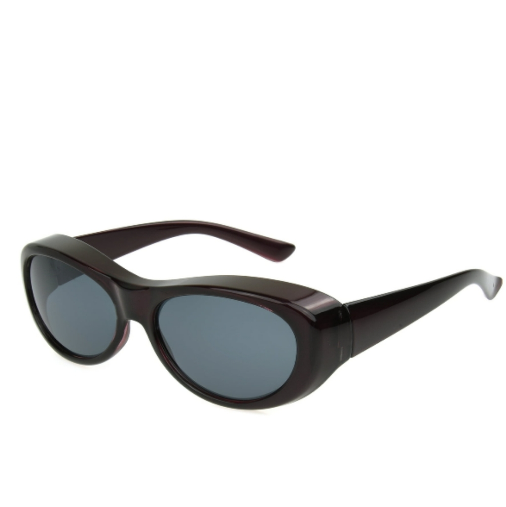 Solar Shield Dioptics Rectangle Wine Sunglasses - Picture 4 of 9